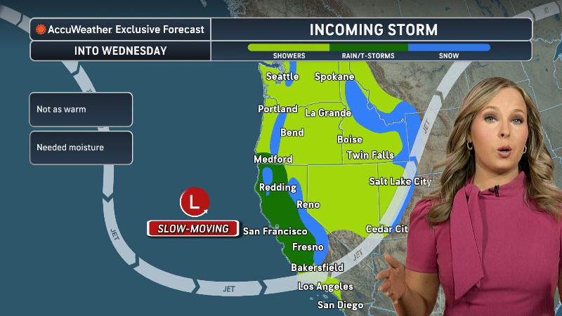 Rain in California, snow in Rockies, wildfire risk in Southwest ...