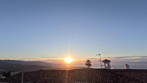 November Sunrise Salobrena Spain