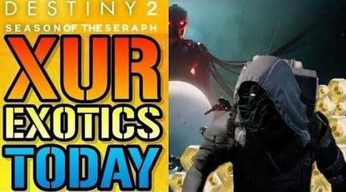 Destiny 2: XUR LOCATION TODAY! Legendarys, Armor & EXOTIC...