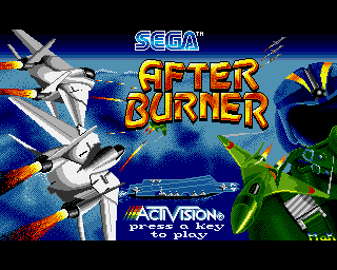 AfterBurner on the Atari ST by SEGA