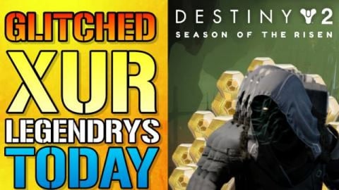 Destiny 2: GLITCHED XUR! Legendary Weapons, Armor & EXOTI...