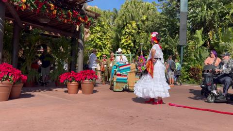 Epcot - Holiday Storytellers - Mariachi Cobre and dancers...