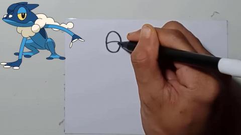 Draw pokemon frogadier shorts