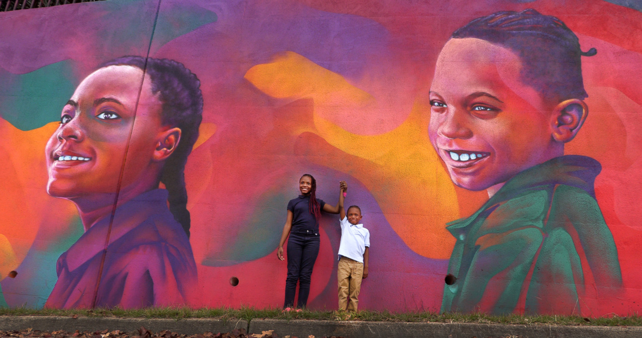 Columbus, GA leaders unveil, dedicate "Detour" mural Columbus Ledger