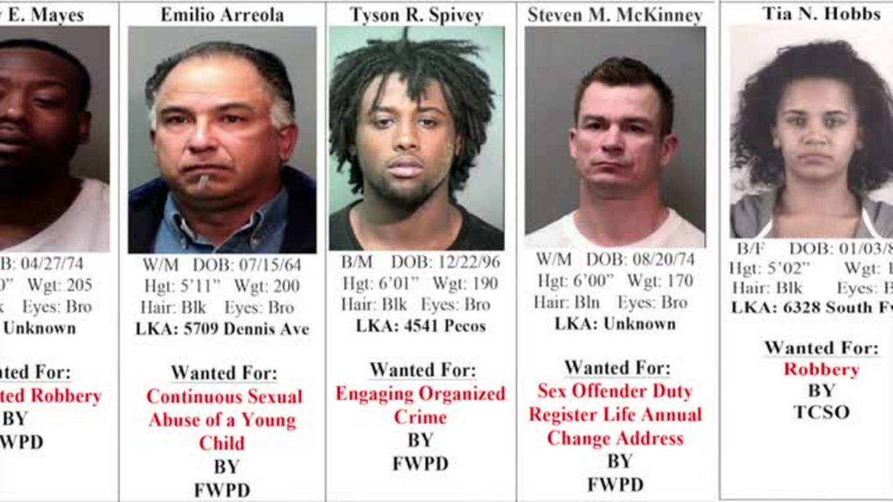 Tarrant County's 10 Most Wanted Criminals, June 21 The Sacramento Bee