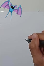 Drawing Pokemon Zubat