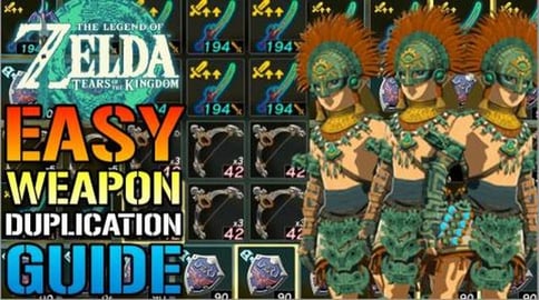 The BEST Weapon Duplication Glitch In Zelda: Tears Of The...