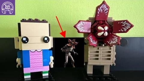 LEGO 40549 Brickheadz Stranger Things Eleven and Demogorg...