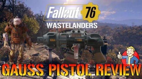 Fallout 76 Wastelanders: GAUSS PISTOL! Legendary Weapon G...