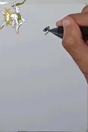 Drawing Pokemon Arceus Shorts