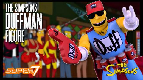 Super7 The Simpsons Ultimates Duffman Figure