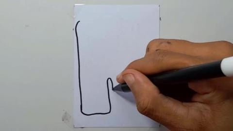 Drawing Grafiti Letter R V4 shorts