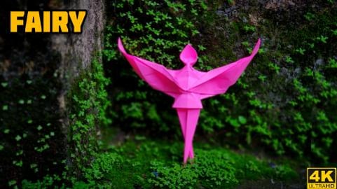 Origami Fairy | Origami tutorial | Paper craft