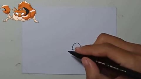 Drawing Pokemon KINGLER #Shorts