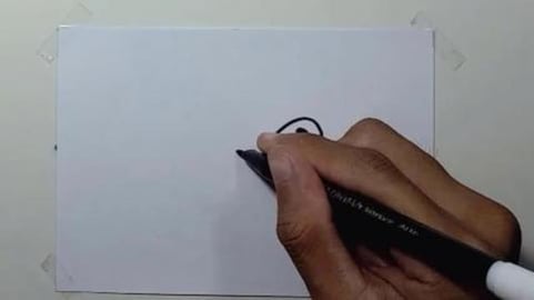 Drawing Grafiti Animal Evil Duck Mascot #Shorts