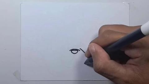 Drawing Grafiti smoke bluee shorts