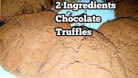 TBPH79 _ EASY 2 INGREDIENTS CHOCOLATE TRUFFLES _ How to m...