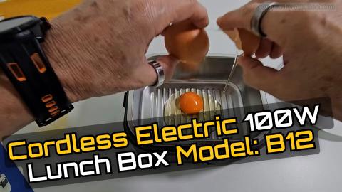 Cordless Electric Lunch Box B12 24000mAh 100W Review — ...