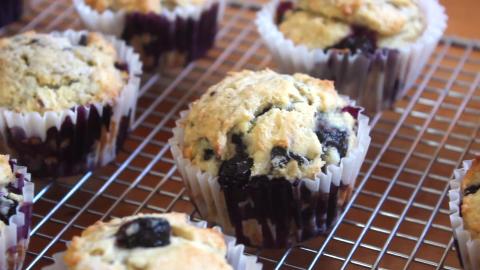 Blueberry Lemon Muffins | Easy Recipe