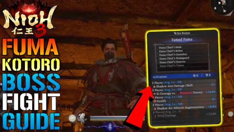Nioh 3: "Fuma Kotoro" Boss Fight Guide! How To Get The "F...