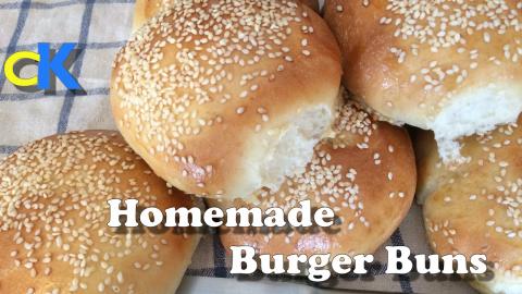 How to make Burger Buns | Sesame Seed Burger Buns