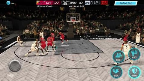 NBA2K Mobile: 16/10 gameplay (Curry logo shot!)