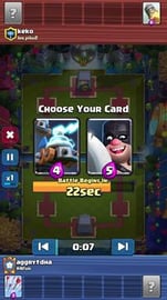 Clash Royale: 17/10 gameplay (Gold vault random cards)