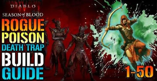 Diablo 4: Best Season 2 High Damage Rogue Poison Trap Bui...