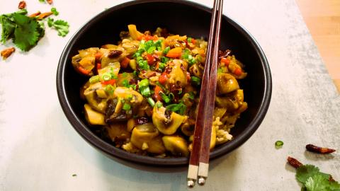 Kung Pao Mushrooms