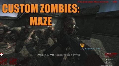 Custom Zombies Maze Call of Duty World at War! 
