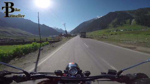 Beautiful Indian Roads Solo Ride in Sonamarg