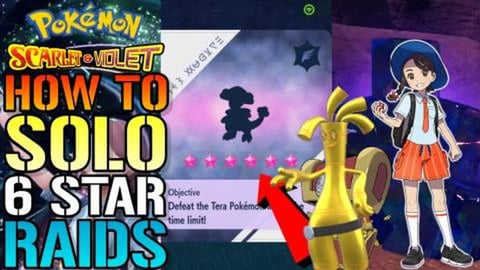 Pokemon Scarlet & Violet:  How To SOLO 6 Star Raids! The ...