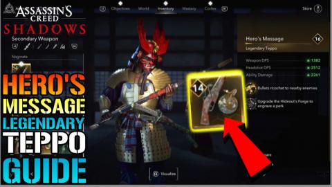 Assassin's Creed Shadows: "Hero's Message" Legendary Tepp...