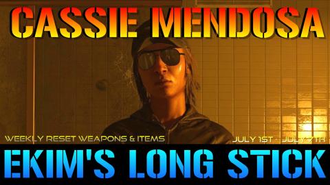 The Division 2: Cassie Mendoza! Ekim's Long Stick! Reset ...