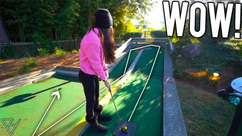 This Mini Golf Course Is Surprsingly Fun! - Lucky Hole In...