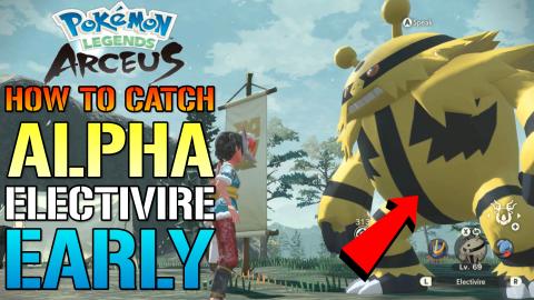 Pokemon Legends Arceus: How To Catch ALPHA Electivire! Th...