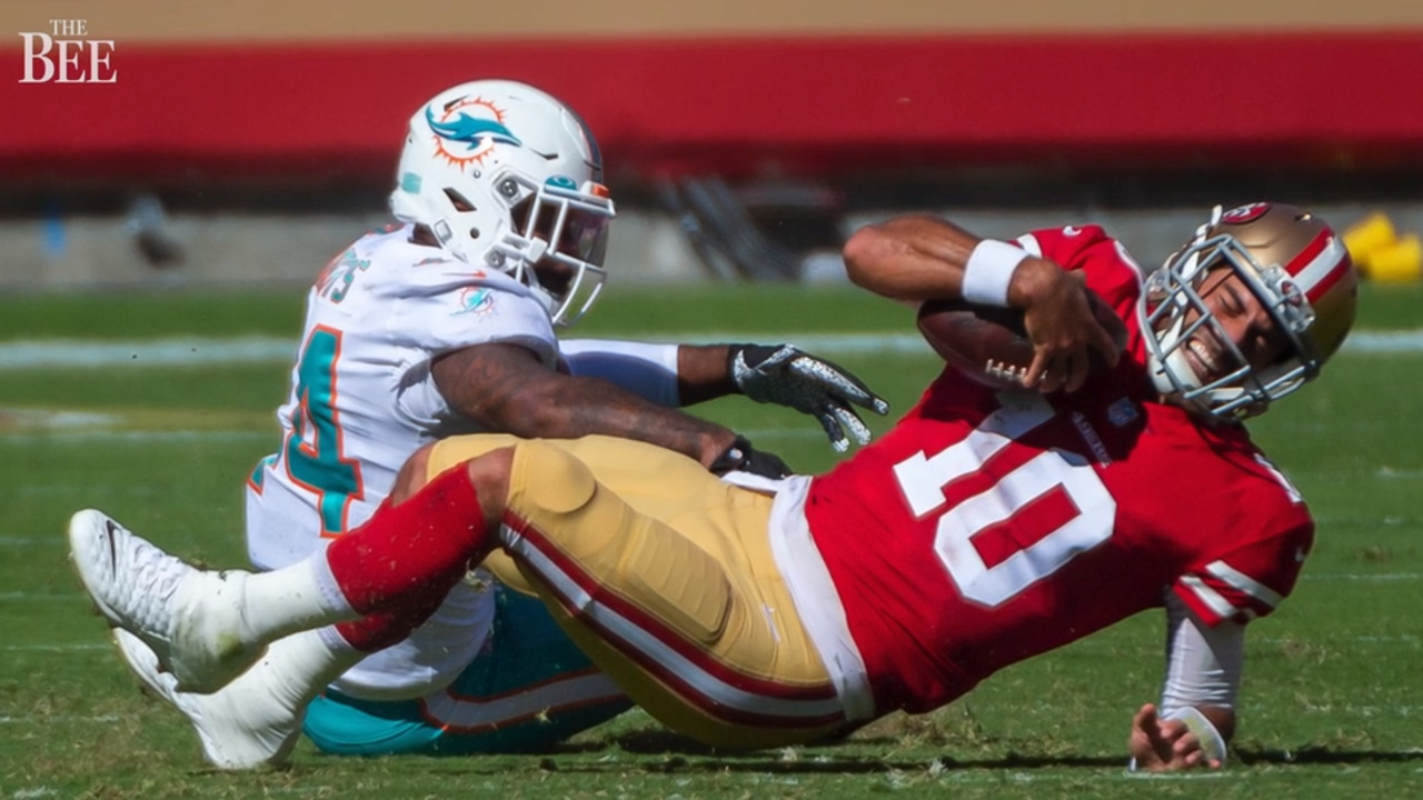 49ers fall 43-17 to Dolphins in 'embarrassing' fashion