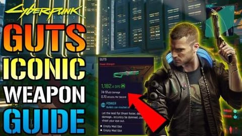 Cyberpunk 2077: New Edgerunner Weapon! "GUTS" ICONIC Shot...