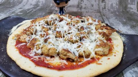 The Best Chicken Parmesan Pizza