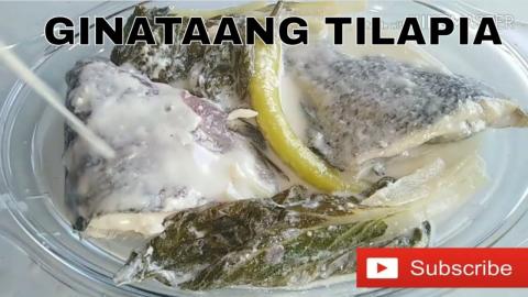 Ginataang Tilapia | Fish in Coconut Milk | How to cook gi...