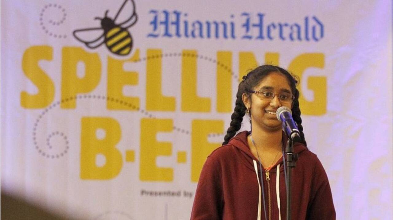 She won the Miami Herald Spelling Bee with this word Miami Herald