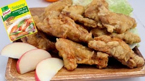 Easy Fried Chicken with Sinigang Mix _ Pinoy Food _ Taste...