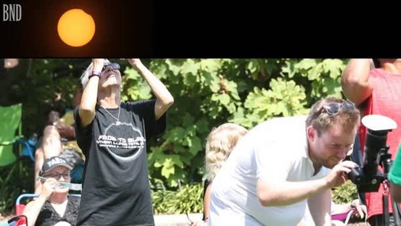 Watching 2017 total solar eclipse Carbondale IL video Charlotte Observer