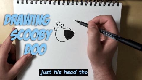 Drawing Scooby Doo