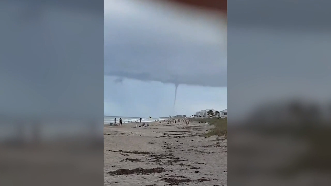 Waterspout seen on coast of Hutchinson Island, Florida | Miami Herald