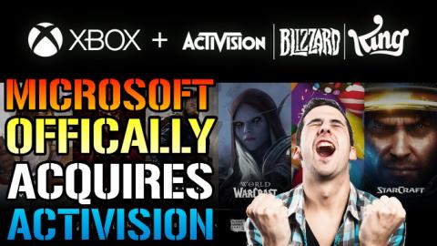 XBOX: Has Just Acquired ACTIVISION BLIZZARD!!!! Holy....