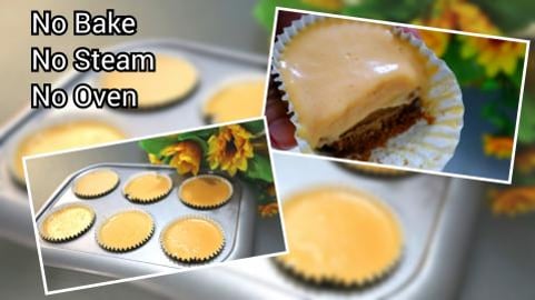 GRAHAM FLAN CUPCAKES | No Bake, No Steam, No Oven Graham ...