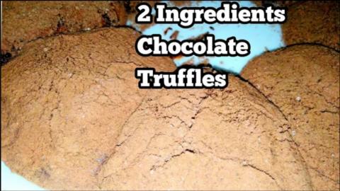 EASY 2 INGREDIENTS CHOCOLATE TRUFFLES | How to make Choco...