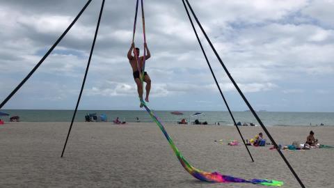 Rainbow Silk at Cocoa Beach - Teddy - Part 1