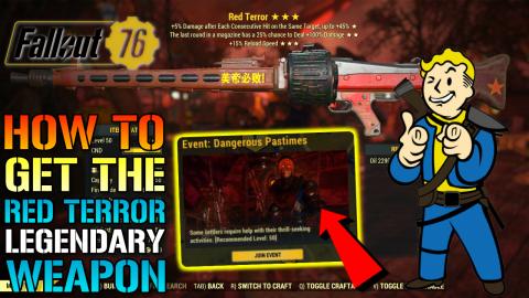 Fallout 76: "Red Terror" Is OP! How To Get The New Legend...